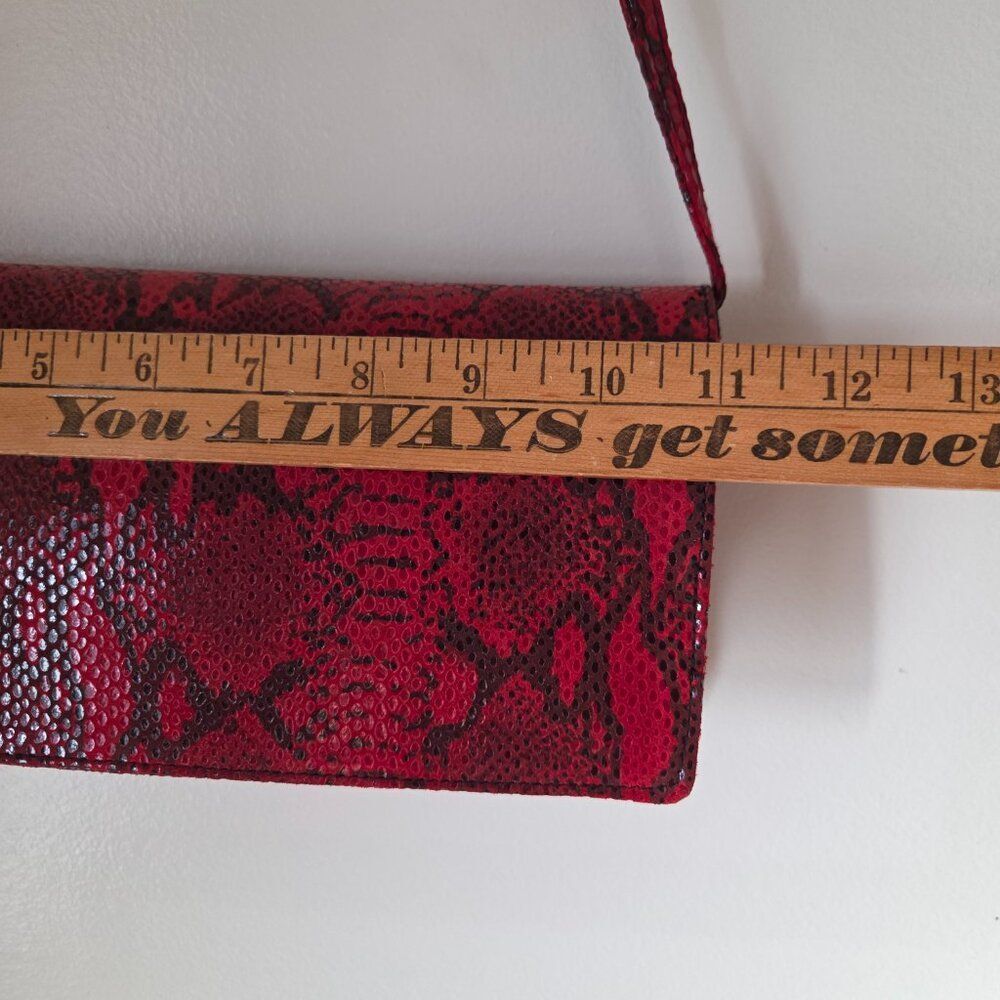 EUC DESIGNER CARLA MANCINI LEATHER HANDBAGS SNAKESKIN - Picture 10 of 14